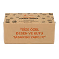 Özel Baskılı Kraft İkili Hamburger Kutusu