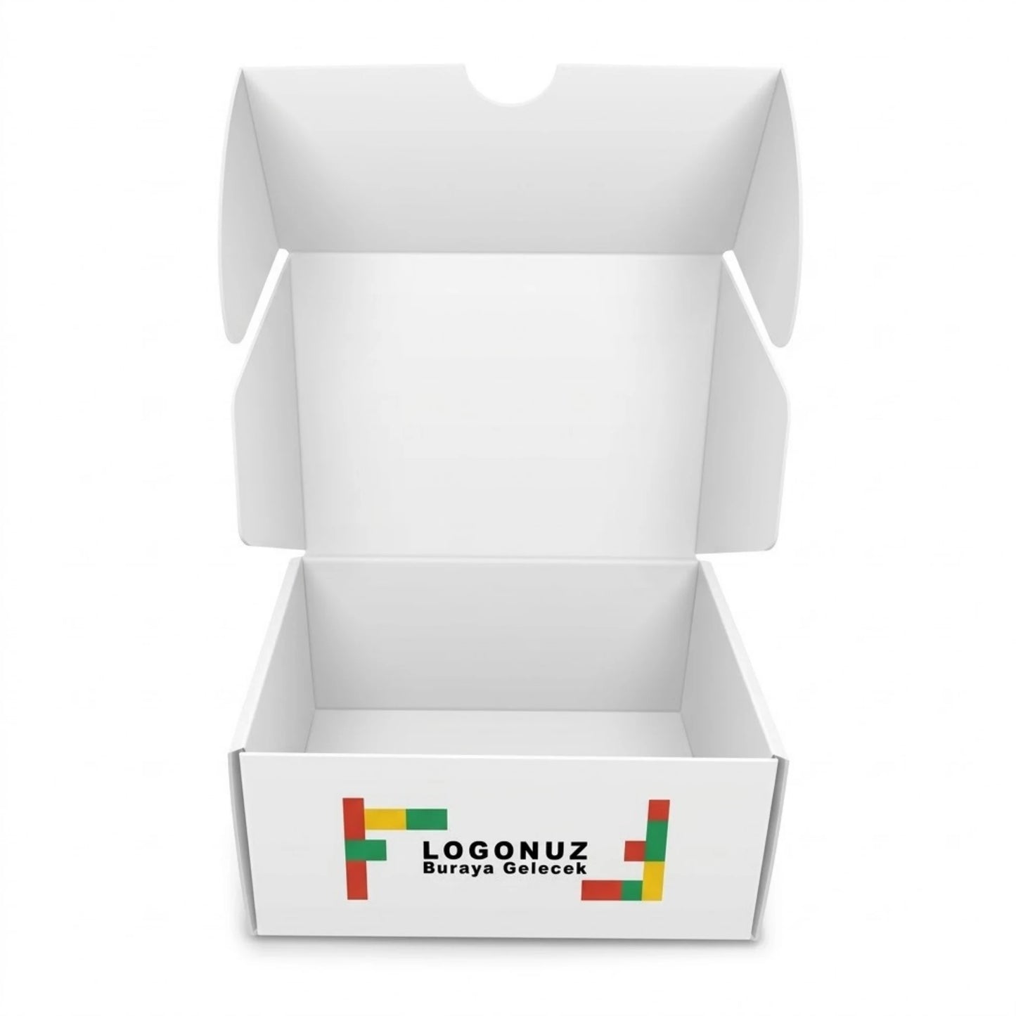 Özel Baskılı Beyaz E-Ticaret Kutusu 20x29x10 cm BST