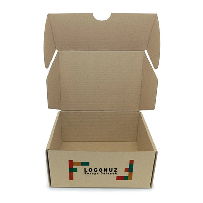 Özel Baskılı Oluklu Geçmeli E-ticaret Kutusu