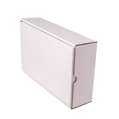 Özel Baskılı B Dalga Kapaklı Beyaz E-Ticaret Kutusu