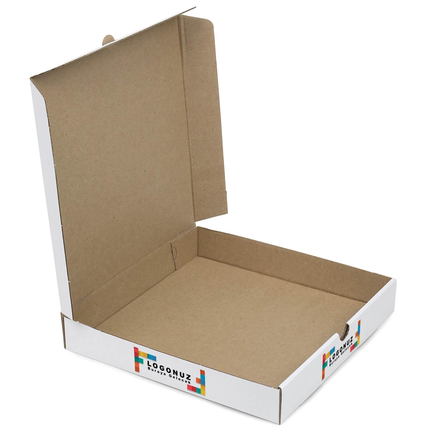 Özel Baskılı Beyaz Künefe Kutusu