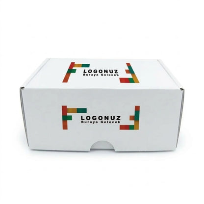 Özel Baskılı Beyaz E-Ticaret Kutusu 20x29x10 cm BST