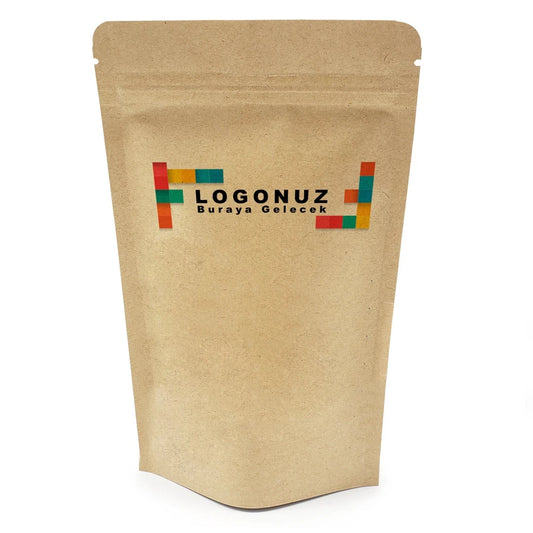 Özel Baskılı Alüminyum Penceresiz Kraft Doypack 250 gr