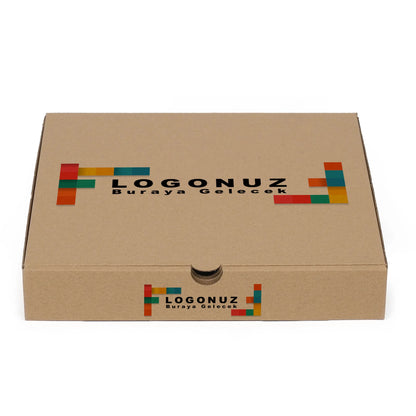 Özel Baskılı Esmer Künefe Kutusu