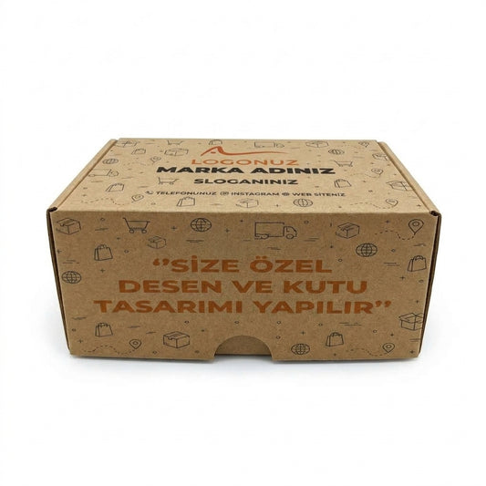 Özel Baskılı Oluklu Geçmeli E-ticaret Kutusu
